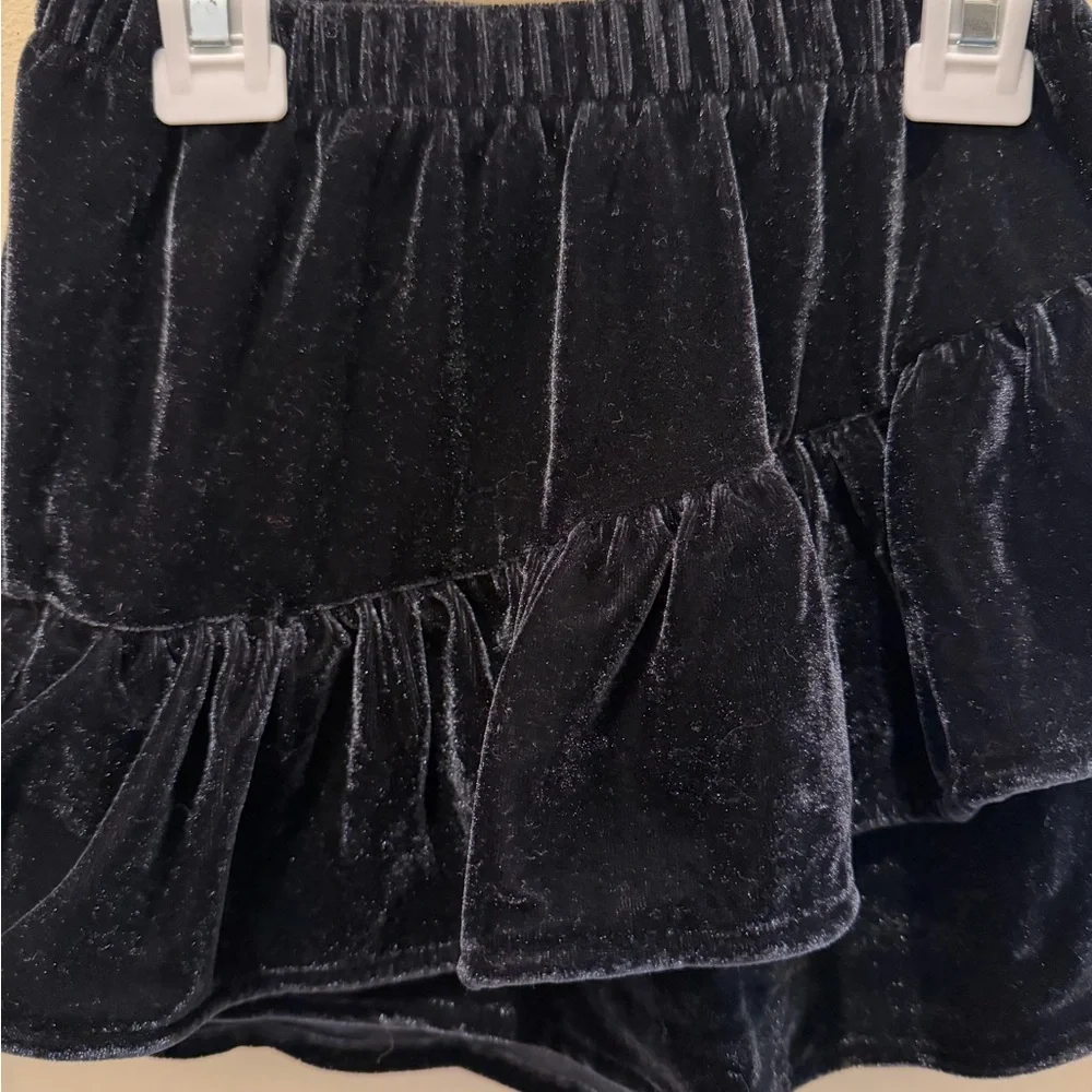Holiday Time Toddler Girls Tiered Ruffle Velour Skirt Size 2T